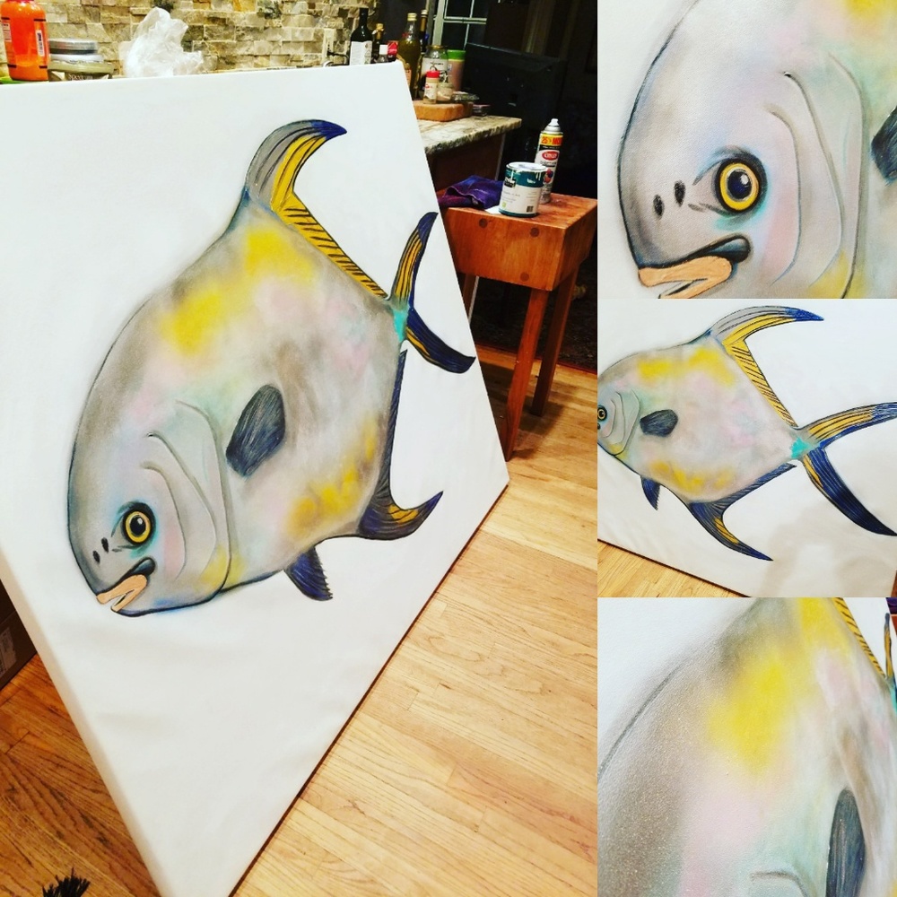 60×48 Permit Fish